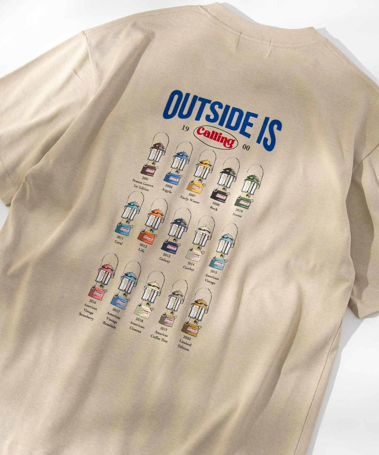 【コーエン メン/COEN / MEN】のColeman(コールマン)ランタンCOOL Tシャツ ー接触冷感ー インテリア・キッズ・メンズ・レディースファッション・服の通販 founy(ファニー) 　ファッション　Fashion　メンズファッション　Men's Style Online　アウトドア　Outdoor　カラフル　Colorful　シンプル　Simple　スペシャル　Special　フロント　Front　プリント　Print　別注　Special Order　リラックス　Relax　おすすめ　Recommend　夏　Summer　BEIGE|ID: prp329100004591175 ipo3291000000032659127