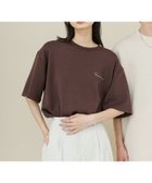 【センスオブプレイス/SENSE OF PLACE by URBAN RESEARCH / MEN】の『一部WEB限定カラー』『ユニセックス』シシュウダンボールポンチショートスリーブTシャツ BRN×WHT|ID: prp329100004591220 ipo3291000000032998460