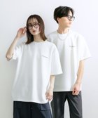 【センスオブプレイス/SENSE OF PLACE by URBAN RESEARCH / MEN】の『一部WEB限定カラー』『ユニセックス』シシュウダンボールポンチショートスリーブTシャツ WHT×BLK|ID: prp329100004591220 ipo3291000000032998462
