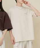 【センスオブプレイス/SENSE OF PLACE by URBAN RESEARCH / MEN】の『一部WEB限定カラー』『ユニセックス』シシュウダンボールポンチショートスリーブTシャツ GRE×BLK|ID: prp329100004591220 ipo3291000000032998466