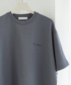 【センスオブプレイス/SENSE OF PLACE by URBAN RESEARCH / MEN】の『一部WEB限定カラー』『ユニセックス』シシュウダンボールポンチショートスリーブTシャツ BLU×BLK|ID: prp329100004591220 ipo3291000000032998467