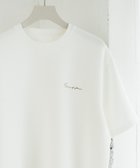 【センスオブプレイス/SENSE OF PLACE by URBAN RESEARCH / MEN】の『一部WEB限定カラー』『ユニセックス』シシュウダンボールポンチショートスリーブTシャツ WHT×WHT|ID: prp329100004591220 ipo3291000000032998473