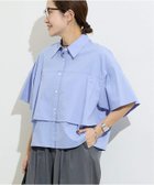 【ジャーナルスタンダード/JOURNAL STANDARD】の《追加2》レイヤードライクハーフスリーブシャツ サックスブルー|ID: prp329100004591241 ipo3291000000032647657