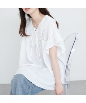 【ナチュラルクチュール/natural couture】 レース切り替え衿ブラウス人気、トレンドファッション・服の通販 founy(ファニー) ファッション Fashion レディースファッション Ladies' Fashion Online トップス・カットソー Tops/Tshirt シャツ/ブラウス Shirts/Blouses アクセサリー Accessories シンプル Simple ダウン Down デニム Denim フェミニン Feminine フリル Frills ポケット Pocket リボン Ribbon レース Race おすすめ Recommend 2025年 2025 2025春夏・S/S Ss,Spring/Summer,2025 |ID:prp329100004591245