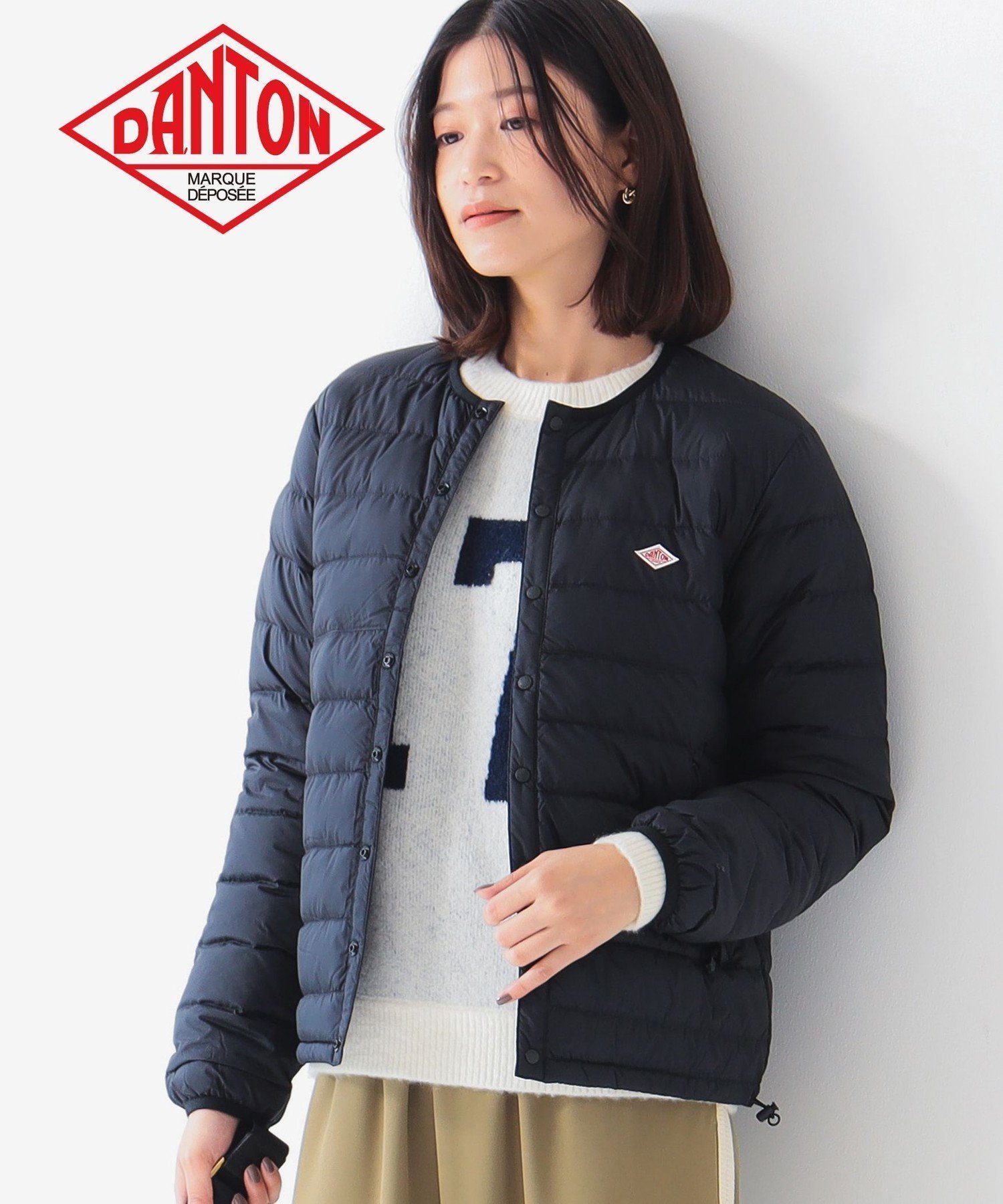 【ビーミングライフストアバイビームス/B:MING LIFE STORE by BEAMS】のDANTON / インナー ダウン ジャケット 2AW (XS~M) ダントン 定番 軽い 暖かい レディース インテリア・キッズ・メンズ・レディースファッション・服の通販 founy(ファニー) 　ファッション　Fashion　レディースファッション　Fashion for Women　アウター　Coat / Outerwear Collection　レディースジャケット・軽アウター　Jackets　アウトドア　Outdoor Clothing　インナー　Innerwear　シャツワンピ　Shirt Dress, Shirt One-Piece　シンプル　Simple, Minimal　ジャケット　Jacket, Outerwear　スウェット / スエット　Sweatshirt, Sweatwear　タフタ　Taffeta, Structured Fabric　ダウン　Down, Puffer　定番　Standard, Basic Item　おすすめ　Recommended / Our Picks　エレガント 上品　Elegant　BLACK|ID: prp329100004591264 ipo3291000000032628339