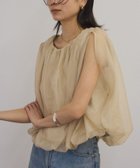 【サロン アダム エ ロペ/SALON adam et rope'】のシアーオーガンジーバルーンプルオーバー 2 ベージュ(27)|ID: prp329100004591577 ipo3291000000032765168