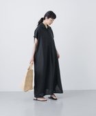 【かぐれ/kagure / URBAN RESEARCH】の『2サイズ展開』リネンフレンチシャツワンピース BLACK|ID: prp329100004591580 ipo3291000000032590544