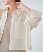 【イエナ/IENA】のリネンミックスクロップドシャツ ナチュラル|ID: prp329100004591604 ipo3291000000032652263