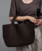 【サロン アダム エ ロペ/SALON adam et rope'】の【NAGHEDI(ナゲディ)】ST BARTHS medium TOTE(seasonal) ダークブラウン(20)|ID: prp329100004591613 ipo3291000000032640211
