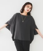 【アンタイトル/UNTITLED】の【UVカット/接触冷感/吸水速乾/ストレッチ性】ドルマンプルオーバー チャコールグレー|ID: prp329100004591781 ipo3291000000032713075