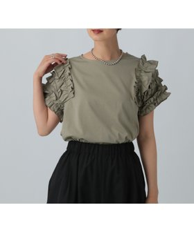 【レプシィム ローリーズファーム/LEPSIM LOWRYS FARM】の袖フリルデザインプルオーバーSS 人気、トレンドファッション・服の通販 founy(ファニー) ファッション Fashion レディースファッション Fashion for Women トップス・カットソー Cut & Sew Tops カジュアルプルオーバー・ニットトップス Pullovers & Knit Tops / Casual Pullovers おすすめ Recommended / Our Picks スラックス Slacks, Dress Pants デニム Denim, Jeans Material フリル Frill, Ruffle ボトム Bottoms, Lower Wear マニッシュ Mannish, Boyish 夏 Summer |ID:prp329100004591816