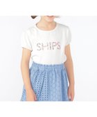 【シップス/SHIPS / KIDS】のSHIPS KIDS 100~130cm / ガーリー 刺繍 ロゴ TEE オフホワイト|ID: prp329100004591840 ipo3291000000032710044