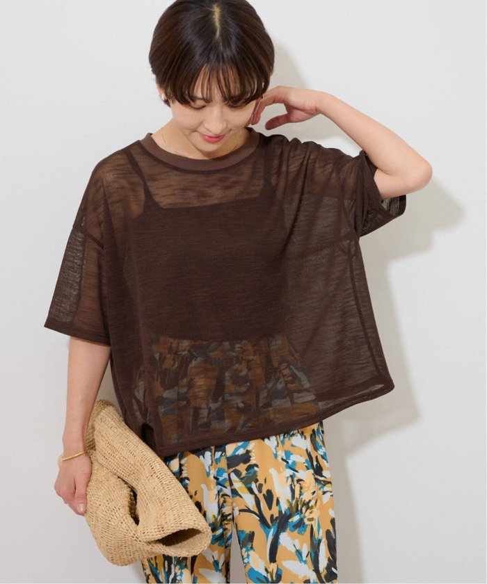 【ジャーナルスタンダード レリューム/JOURNAL STANDARD relume】のシアーカットTEE インテリア・キッズ・メンズ・レディースファッション・服の通販 founy(ファニー) https://founy.com/ ファッション Fashion レディースファッション Fashion for Women 2025年 2025 2025春夏・S/S Spring/Summer 2025 SS25 おすすめ Recommended / Our Picks カットソー Cut and Sewn Top シアー Sheer, See-Through シンプル Simple, Minimal ボーダー Border, Stripe エレガント 上品 Elegant |ID: prp329100004591850 ipo3291000000032730451