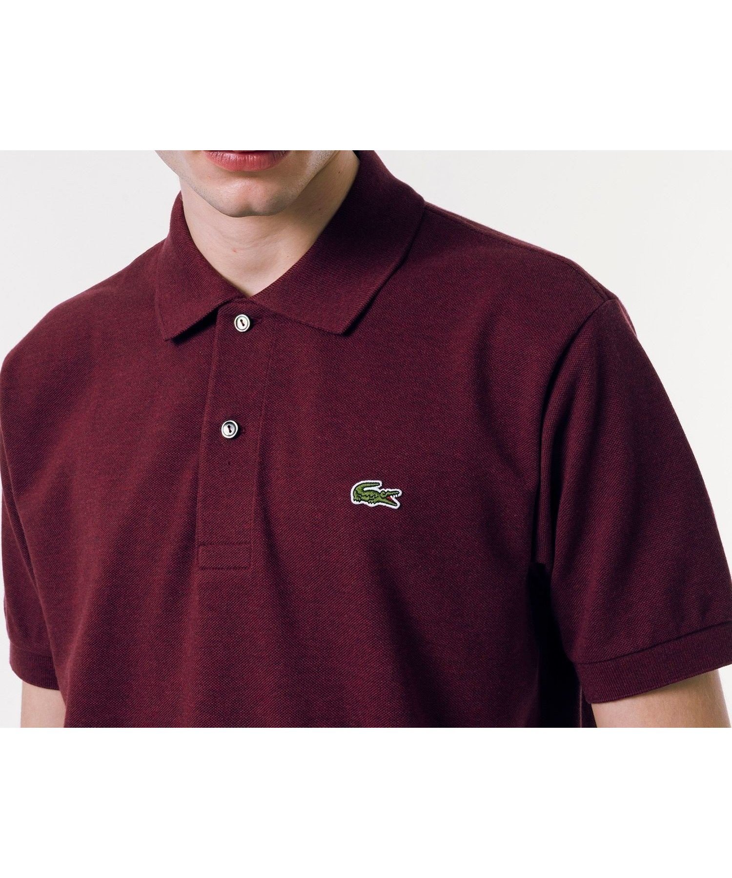 【ラコステ/LACOSTE / MEN】の『L1264』定番半袖ポロシャツ(杢糸) インテリア・キッズ・メンズ・レディースファッション・服の通販 founy(ファニー) 　ファッション　Fashion　メンズファッション　Fashion for Men　フィット　Fit, Slim Fit　ポロシャツ　Polo Shirt, Collared Tee　メンズ　Men's, Menswear　人気　Popular, Best Seller　半袖　Short Sleeve, Half Sleeve　定番　Standard, Basic Item　ボルドー|ID: prp329100004591912 ipo3291000000033199450