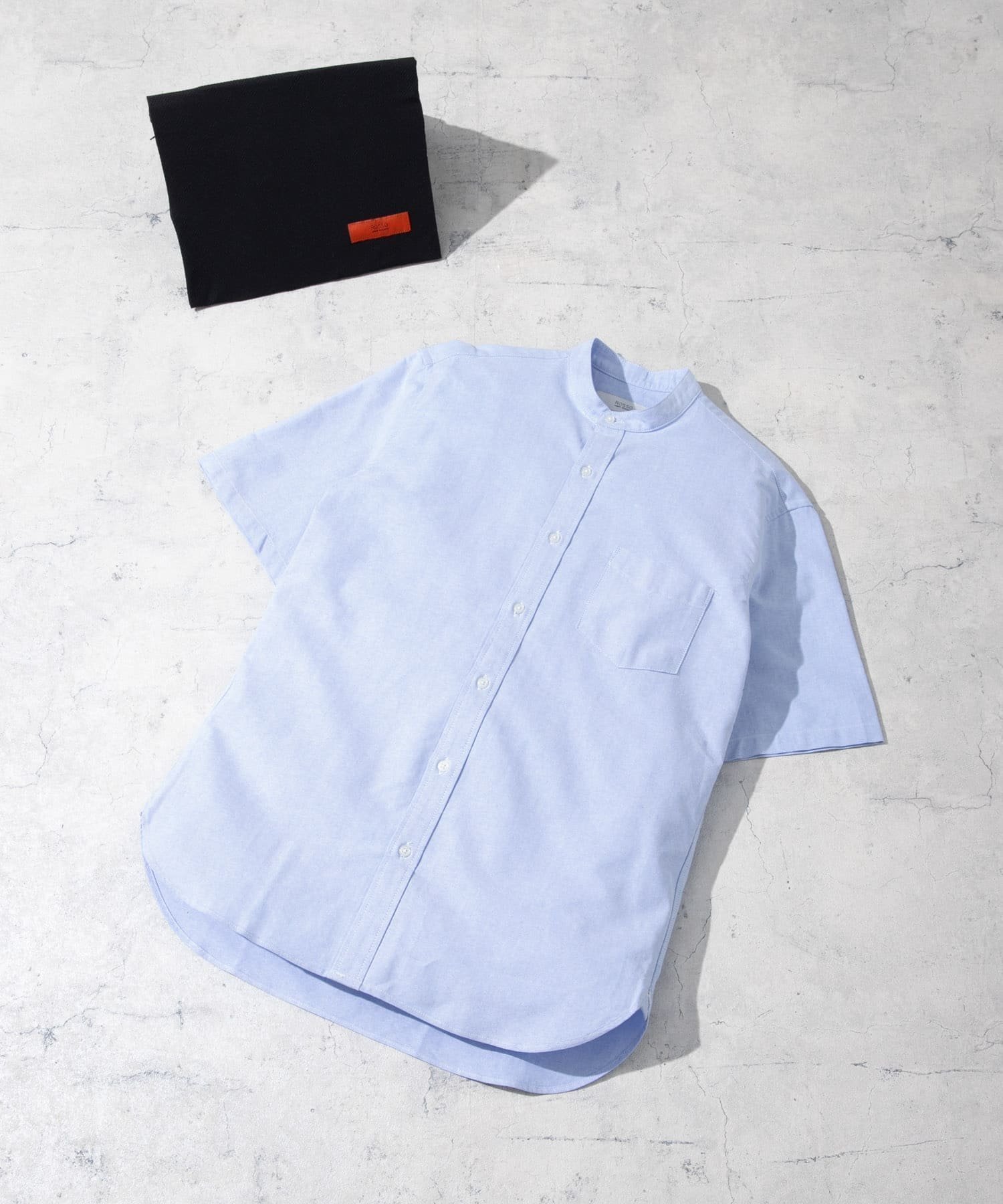 【アーバンリサーチ ロッソ/URBAN RESEARCH ROSSO / MEN】の『抗菌/消臭』『XXLサイズあり』ハイパフォーマンスバンドカラー半袖シャツ インテリア・キッズ・メンズ・レディースファッション・服の通販 founy(ファニー) 　ファッション　Fashion　メンズファッション　Men's Style Online　抗菌　Antibacterial　サマー　Summer　サングラス　Sunglasses　サンダル　Sandals　ショート　Short　シンプル　Simple　ストレッチ　Stretch　スニーカー　Sneakers　スラックス　Slacks　スリーブ　Sleeve　デニム　Denim　バランス　Balance　パフォーマンス　Performance　フィット　Fit　ベーシック　Basic　半袖　Short Sleeve　リュック　Ruck Sack　ワーク　Work　S/S・春夏　Ss・Spring/Summer　おすすめ　Recommend　夏　Summer　旅行　Travel　ビジネス 仕事 通勤　Business　2025年　2025　2025春夏・S/S　Ss,Spring/Summer,2025　SAX|ID: prp329100004591972 ipo3291000000032681666