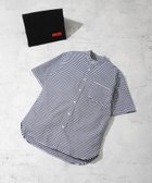 【アーバンリサーチ ロッソ/URBAN RESEARCH ROSSO / MEN】の『抗菌/消臭』『XXLサイズあり』ハイパフォーマンスバンドカラー半袖シャツ NAVY CHECK|ID: prp329100004591972 ipo3291000000032681667