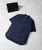 【アーバンリサーチ ロッソ/URBAN RESEARCH ROSSO / MEN】の『抗菌/消臭』『XXLサイズあり』ハイパフォーマンスバンドカラー半袖シャツ NAVY|ID: prp329100004591972 ipo3291000000032681668