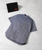 【アーバンリサーチ ロッソ/URBAN RESEARCH ROSSO / MEN】の『抗菌/消臭』『XXLサイズあり』ハイパフォーマンスバンドカラー半袖シャツ INDIGO|ID: prp329100004591972 ipo3291000000032681670