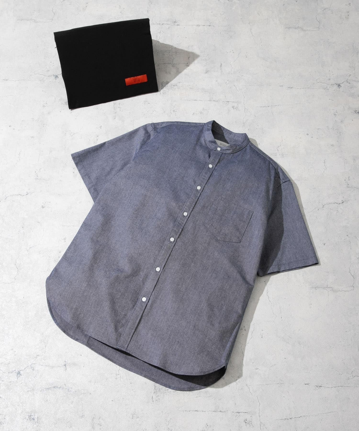 【アーバンリサーチ ロッソ/URBAN RESEARCH ROSSO / MEN】の『抗菌/消臭』『XXLサイズあり』ハイパフォーマンスバンドカラー半袖シャツ インテリア・キッズ・メンズ・レディースファッション・服の通販 founy(ファニー) 　ファッション　Fashion　メンズファッション　Men's Style Online　抗菌　Antibacterial　サマー　Summer　サングラス　Sunglasses　サンダル　Sandals　ショート　Short　シンプル　Simple　ストレッチ　Stretch　スニーカー　Sneakers　スラックス　Slacks　スリーブ　Sleeve　デニム　Denim　バランス　Balance　パフォーマンス　Performance　フィット　Fit　ベーシック　Basic　半袖　Short Sleeve　リュック　Ruck Sack　ワーク　Work　S/S・春夏　Ss・Spring/Summer　おすすめ　Recommend　夏　Summer　旅行　Travel　ビジネス 仕事 通勤　Business　2025年　2025　2025春夏・S/S　Ss,Spring/Summer,2025　INDIGO|ID: prp329100004591972 ipo3291000000032681670