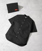 【アーバンリサーチ ロッソ/URBAN RESEARCH ROSSO / MEN】の『抗菌/消臭』『XXLサイズあり』ハイパフォーマンスバンドカラー半袖シャツ BLACK|ID: prp329100004591972 ipo3291000000032681672