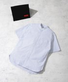 【アーバンリサーチ ロッソ/URBAN RESEARCH ROSSO / MEN】の『抗菌/消臭』『XXLサイズあり』ハイパフォーマンスバンドカラー半袖シャツ SAX STRIPE|ID: prp329100004591972 ipo3291000000032681674