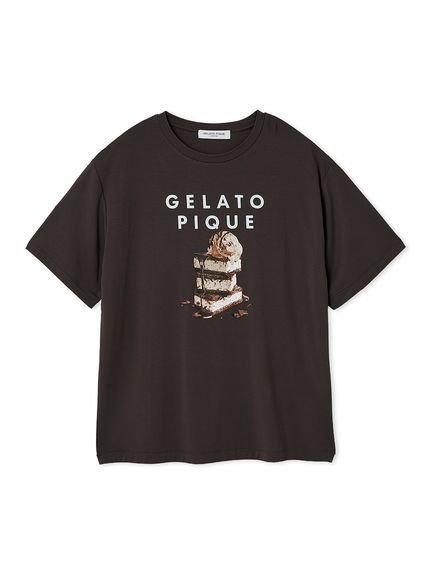 【ジェラートピケ オム/GELATO PIQUE HOMME / MEN】の【HOMME】【接触冷感】COOLレーヨンデザートロゴTシャツ 人気、トレンドファッション・服の通販 founy(ファニー) 　ファッション　Fashion　メンズファッション　Men's Style Online　なめらか　Smooth　カットソー　Cut And Sew　デザート　Dessert　ハーフ　Half　プリント　Print　ベーシック　Basic　ボーダー　Border　夏　Summer　 other-1|ID: prp329100004592023 ipo3291000000032645114