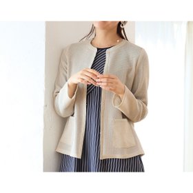 【ロブジェ/LOBJIE】のカラミ ノーカラージャケット 人気、トレンドファッション・服の通販 founy(ファニー) ファッション Fashion レディースファッション Fashion for Women アウター Coat / Outerwear Collection レディースジャケット・軽アウター Jackets ノーカラージャケット / シンプル上品コーデ Collarless Jackets おすすめ Recommended / Our Picks インナー Innerwear カーディガン Cardigan, Knitwear ジャケット Jacket, Outerwear ツイル Twist, Twisted Detail トレンド Trend, Trending Now ポケット Pocket, Pocket Detail 夏 Summer 春 Spring S/S・春夏 SS, Spring/Summer, Warm Season 長袖 Long Sleeve, Full Sleeve |ID:prp329100004592045