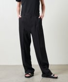【ユナイテッドアローズ/UNITED ARROWS】のMARW UNITED ARROWS トロピカル ストレートパンツ 人気、トレンドファッション・服の通販 founy(ファニー) ファッション Fashion レディースファッション Ladies' Fashion Online パンツ Pants ストレート Straight センター Center トレンド Trend 人気 Popularity ルーズ Loose ビジネス 仕事 通勤 Business thumbnail BLACK|ID: prp329100004592081 ipo3291000000032608289