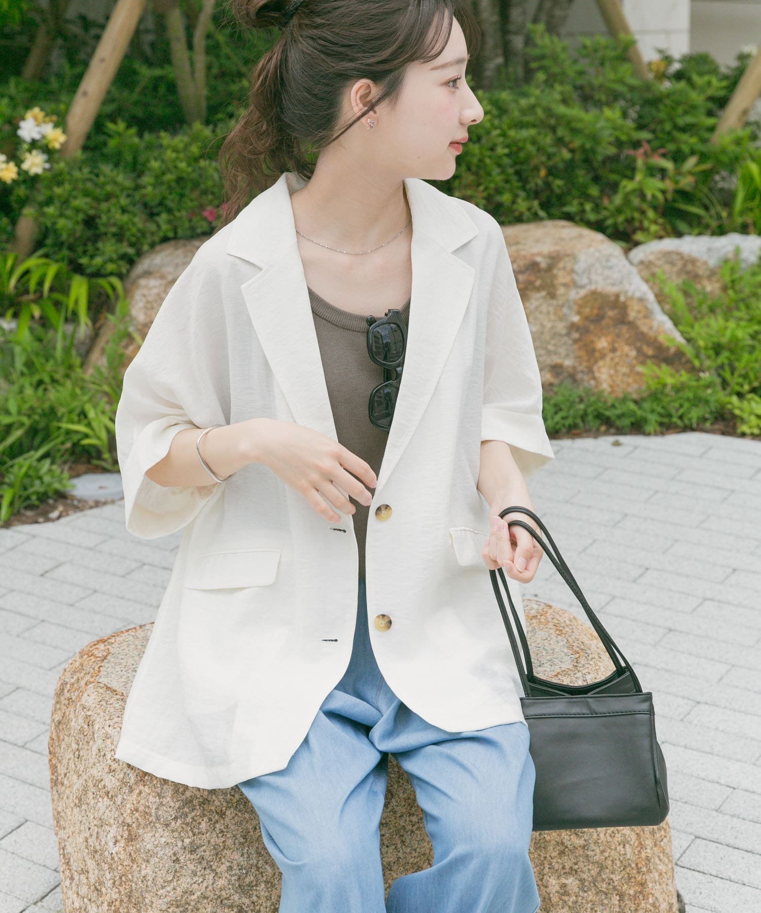 【その他のブランド/Other】のシアードルマンジャケット インテリア・キッズ・メンズ・レディースファッション・服の通販 founy(ファニー) 　ファッション　Fashion　レディースファッション　Fashion for Women　アウター　Coat / Outerwear Collection　レディースジャケット・軽アウター　Jackets　2025年　2025　2025春夏・S/S　Spring/Summer 2025 SS25　シアー　Sheer, See-Through　ジャケット　Jacket, Outerwear　ベーシック　Basic, Essential　エレガント 上品　Elegant　夏　Summer　S/S・春夏　SS, Spring/Summer, Warm Season　WHT|ID: prp329100004592085 ipo3291000000032599906