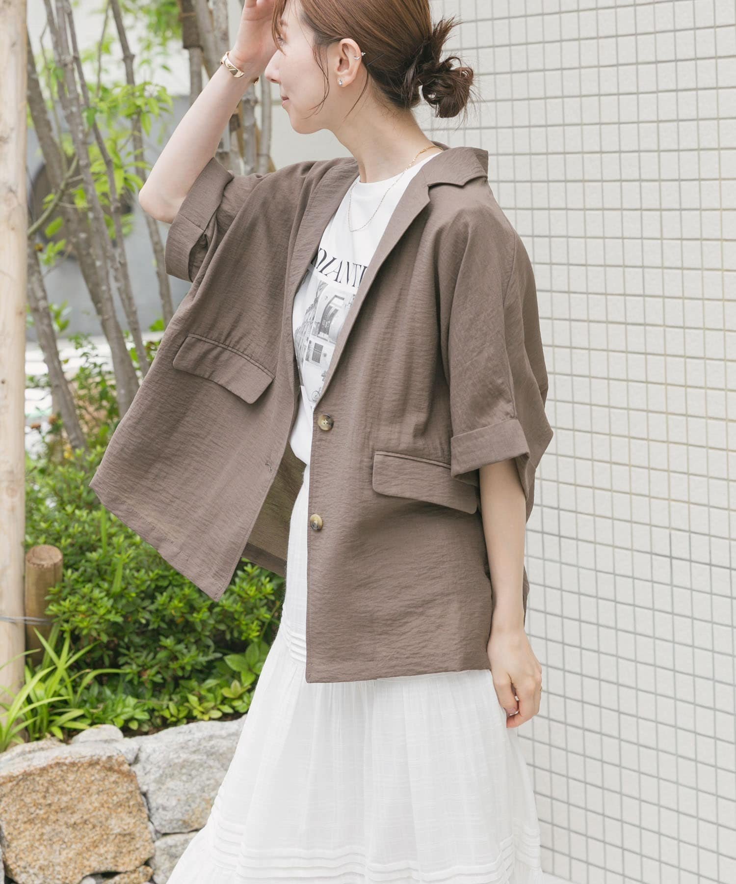 【その他のブランド/Other】のシアードルマンジャケット インテリア・キッズ・メンズ・レディースファッション・服の通販 founy(ファニー) 　ファッション　Fashion　レディースファッション　Fashion for Women　アウター　Coat / Outerwear Collection　レディースジャケット・軽アウター　Jackets　2025年　2025　2025春夏・S/S　Spring/Summer 2025 SS25　シアー　Sheer, See-Through　ジャケット　Jacket, Outerwear　ベーシック　Basic, Essential　エレガント 上品　Elegant　夏　Summer　S/S・春夏　SS, Spring/Summer, Warm Season　BRN|ID: prp329100004592085 ipo3291000000032607948