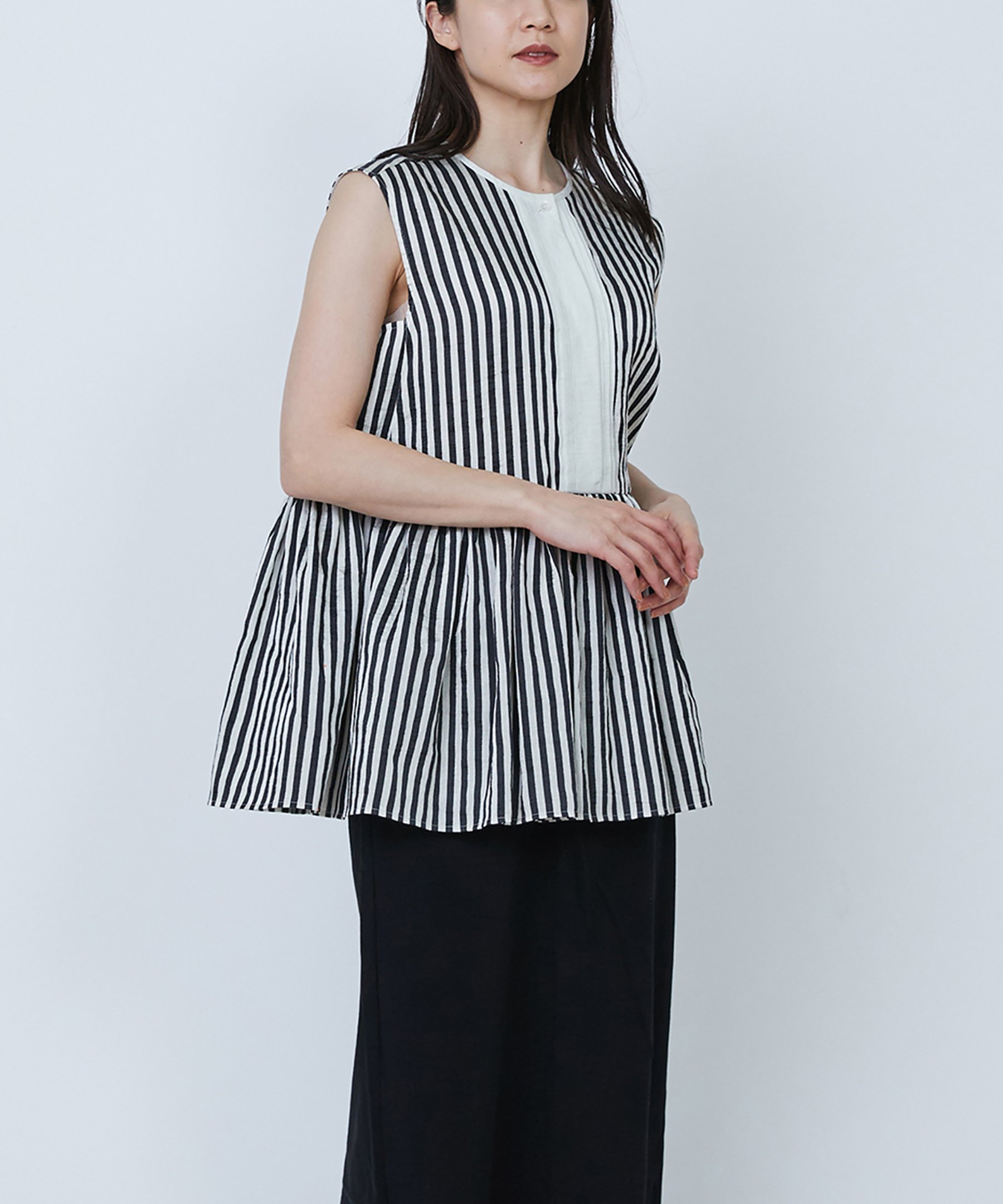 【その他のブランド/Other】のビスコースストライプペプラムブラウス 人気、トレンドファッション・服の通販 founy(ファニー) 　ファッション　Fashion　メンズファッション　Fashion for Men　イタリア　Italy　ストライプ　Stripe, Striped Pattern　ボーダー　Border, Stripe　ヨーク　Yoke, Yoke Design　 other-1|ID: prp329100004592107 ipo3291000000032754032