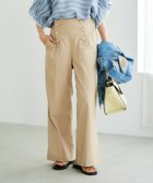 【ルクールブラン/le.coeur blanc】の《スタイルアップ効果抜群》ツイルストレッチマリンパンツ ベージュ|ID: prp329100004592108 ipo3291000000032721806