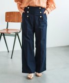 【ルクールブラン/le.coeur blanc】の《スタイルアップ効果抜群》ツイルストレッチマリンパンツ ネイビー|ID: prp329100004592108 ipo3291000000032721809