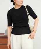 【プラージュ/Plage】の《追加》whisper rib sheer プルオーバー ブラック|ID: prp329100004592114 ipo3291000000032896353