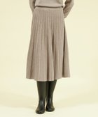 【マッキントッシュ フィロソフィー/MACKINTOSH PHILOSOPHY】のプリーツニットスカート ベージュ|ID: prp329100004592552 ipo3291000000032604602