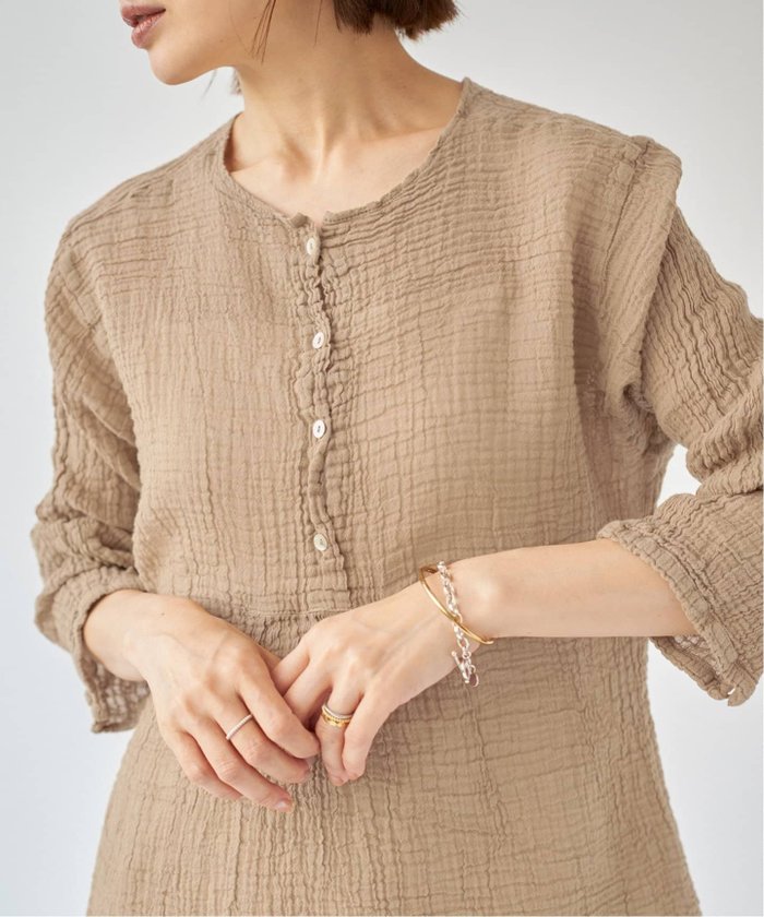 【イエナ/IENA】のLES ATELIERS FRANCAIS DE CONFECTION ヘンリーネックトップス インテリア・キッズ・メンズ・レディースファッション・服の通販 founy(ファニー) https://founy.com/ ファッション Fashion レディースファッション Ladies' Fashion Online トップス・カットソー Tops/Tshirt |ID: prp329100004592554 ipo3291000000032604673