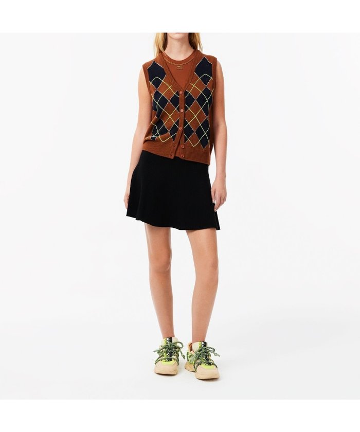 【ラコステ/LACOSTE】の3Dニッティングフレアスカート インテリア・キッズ・メンズ・レディースファッション・服の通販 founy(ファニー) https://founy.com/ ファッション Fashion レディースファッション Ladies' Fashion Online スカート Skirt Aライン/フレアスカート Flared A-Line Skirts エレガント 上品 Elegant フレア Flare |ID: prp329100004592567 ipo3291000000032604791