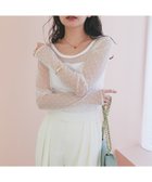 【ラブティックボンボン/La boutique BonBon】の【待望の復刻!全骨格オススメ!】シアードット前後2WAYトップス ホワイト|ID: prp329100004592575 ipo3291000000032886678