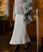 【ロートレ アモン/LAUTRE AMONT】の【カタログ掲載】シャイニープリーツスカート≪洗濯機で洗える≫ シルバー系その他|ID: prp329100004592578 ipo3291000000032605158