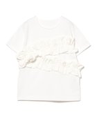 【ビームス ウイメン/BEAMS】の【Tシャツ/レディース/半袖/綿100%/洗濯可】RBS / ギャザー フリル Tシャツ WHITE|ID: prp329100004592599 ipo3291000000032605524