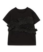【ビームス ウイメン/BEAMS】の【Tシャツ/レディース/半袖/綿100%/洗濯可】RBS / ギャザー フリル Tシャツ BLACK|ID: prp329100004592599 ipo3291000000032605525