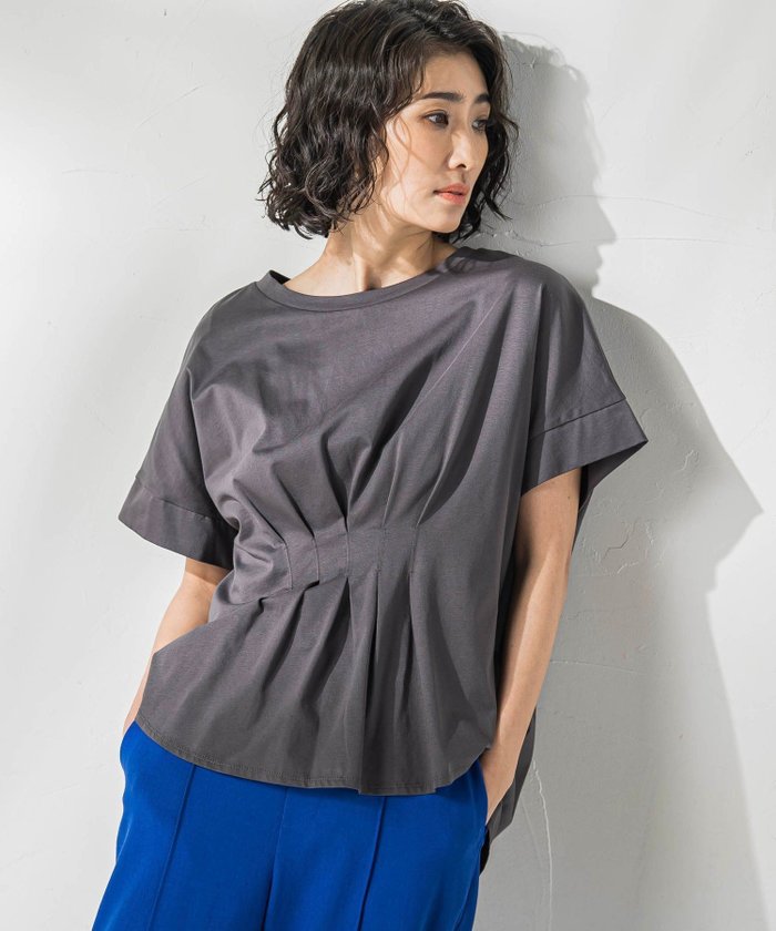 【ラ エフ/Laf…】の【WEB限定】ウエストタックカットソー≪手洗い可能≫ インテリア・キッズ・メンズ・レディースファッション・服の通販 founy(ファニー) https://founy.com/ ファッション Fashion レディースファッション Ladies' Fashion Online トップス・カットソー Tops/Tshirt カットソー Cut and Sewn デニム Denim |ID: prp329100004592613 ipo3291000000032605860