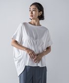 【ラ エフ/Laf…】の【WEB限定】ウエストタックカットソー≪手洗い可能≫ 人気、トレンドファッション・服の通販 founy(ファニー) ファッション Fashion レディースファッション Fashion for Women トップス・カットソー Cut & Sew Tops カットソー・ベーシックTシャツ Cut-and-Sewn Tops / Stretch Tees & Basics デニム Denim, Jeans Material thumbnail ホワイト|ID: prp329100004592613 ipo3291000000033567295