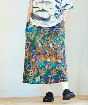 【ゴースローキャラバン/go slow caravan】のストレッチサッカー総柄プリントイージースカート (WOMENS) 人気、トレンドファッション・服の通販 founy(ファニー) ファッション Fashion レディースファッション Ladies' Fashion Online スカート Skirt サッカー Soccer ストレッチ Stretch プリント Print 人気 Popularity 夏 Summer 猫 Cat 軽量 Lightweight |ID:prp329100004592630