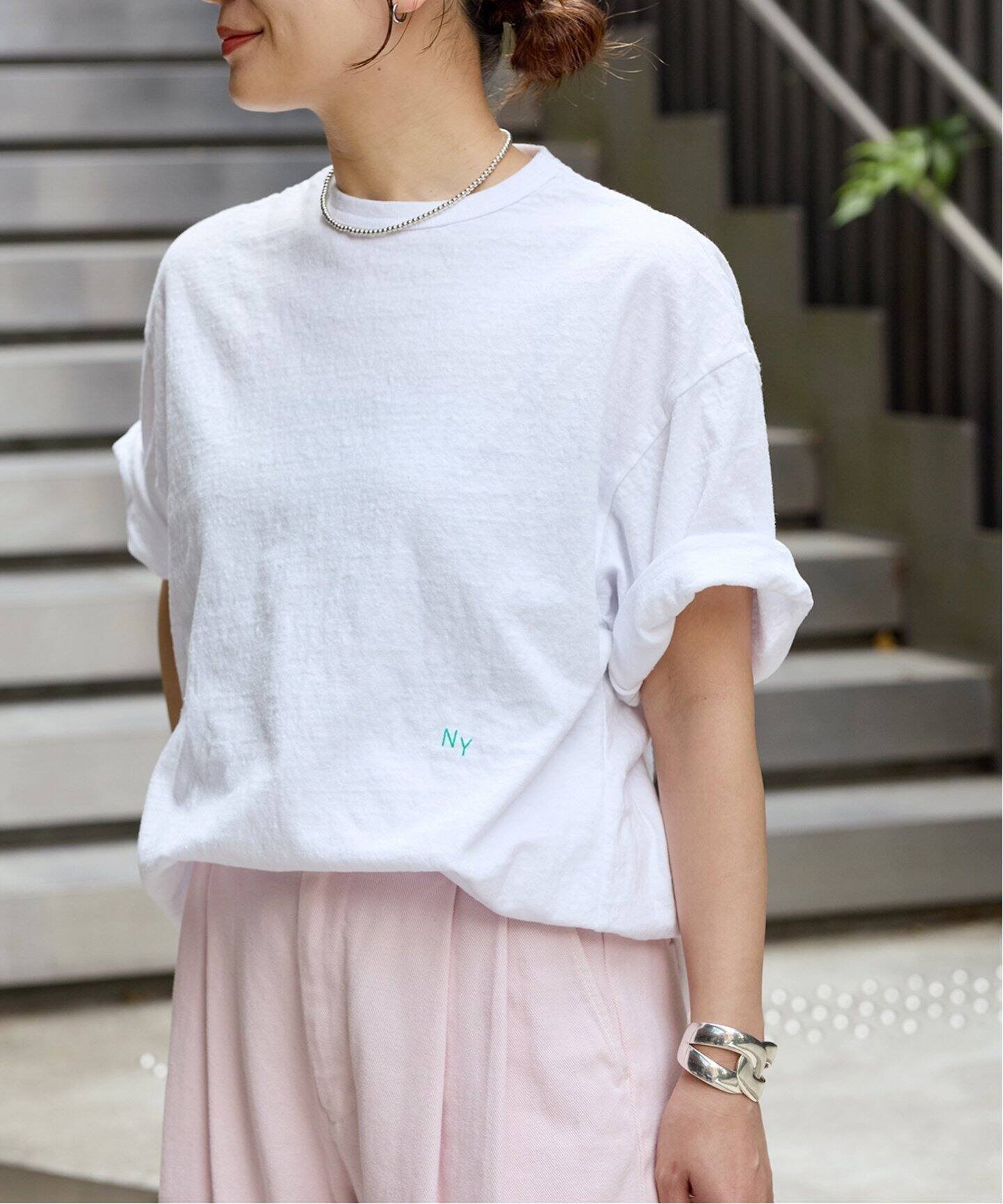 【ジャーナルスタンダード/JOURNAL STANDARD】の別注【RIDING HIGH/ライディングハイ】アップサイクルテンジクT インテリア・キッズ・メンズ・レディースファッション・服の通販 founy(ファニー) 　ファッション　Fashion　レディースファッション　Ladies' Fashion Online　2025年　2025　2025春夏・S/S　Ss,Spring/Summer,2025　別注　Special Order　ホワイト|ID: prp329100004592637 ipo3291000000032606197