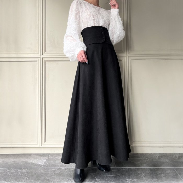 【ジュノア/JUNOAH】の【取り外し可能】ハイウエストコルセットフレアスカート インテリア・キッズ・メンズ・レディースファッション・服の通販 founy(ファニー) https://founy.com/ ファッション Fashion レディースファッション Ladies' Fashion Online スカート Skirt Aライン/フレアスカート Flared A-Line Skirts |ID: prp329100004592641 ipo3291000000032606240