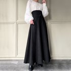 【ジュノア/JUNOAH】の【取り外し可能】ハイウエストコルセットフレアスカート ブラック|ID: prp329100004592641 ipo3291000000032606243