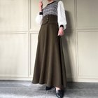 【ジュノア/JUNOAH】の【取り外し可能】ハイウエストコルセットフレアスカート ダークブラウン|ID: prp329100004592641 ipo3291000000032606246