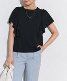 【ピエロ/Pierrot】の接触冷感ラッフルTシャツ ブラック|ID: prp329100004592643 ipo3291000000032606257