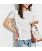 【ピエロ/Pierrot】の接触冷感ラッフルTシャツ オフホワイト|ID: prp329100004592643 ipo3291000000032606258